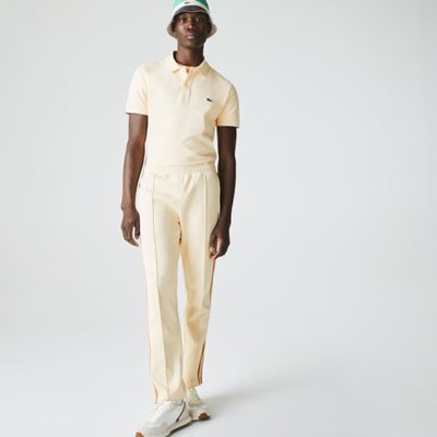Camisa Polo Lacoste Slim Fit Hombre Beige | 10WBDIXAN