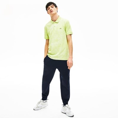 Camisas Lacoste Motion Premium Piqué Hombre Amarillos | 45XSYOUIM