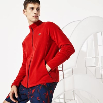 Chaquetas Lacoste SPORT Novak Djokovic Tech Hombre Rojos Azul Marino | 03LADHCGE