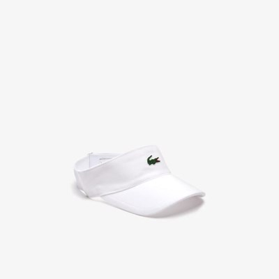 Gorras Lacoste SPORT Piqué And Fleece Tenis Hombre Blancos | 85TWSVFOK