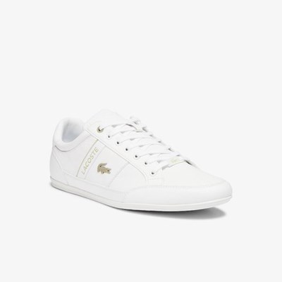 Tenis Lacoste Chaymon Sintetico and Cuero Hombre Blancos | 80YHWQLNG
