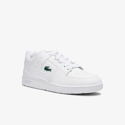 Tenis Lacoste Court Cage Cuero Hombre Blancos | 79BXOWJUM
