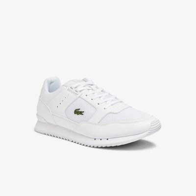 Tenis Lacoste Partner Piste Textil Hombre Blancos | 08YTUKOHW